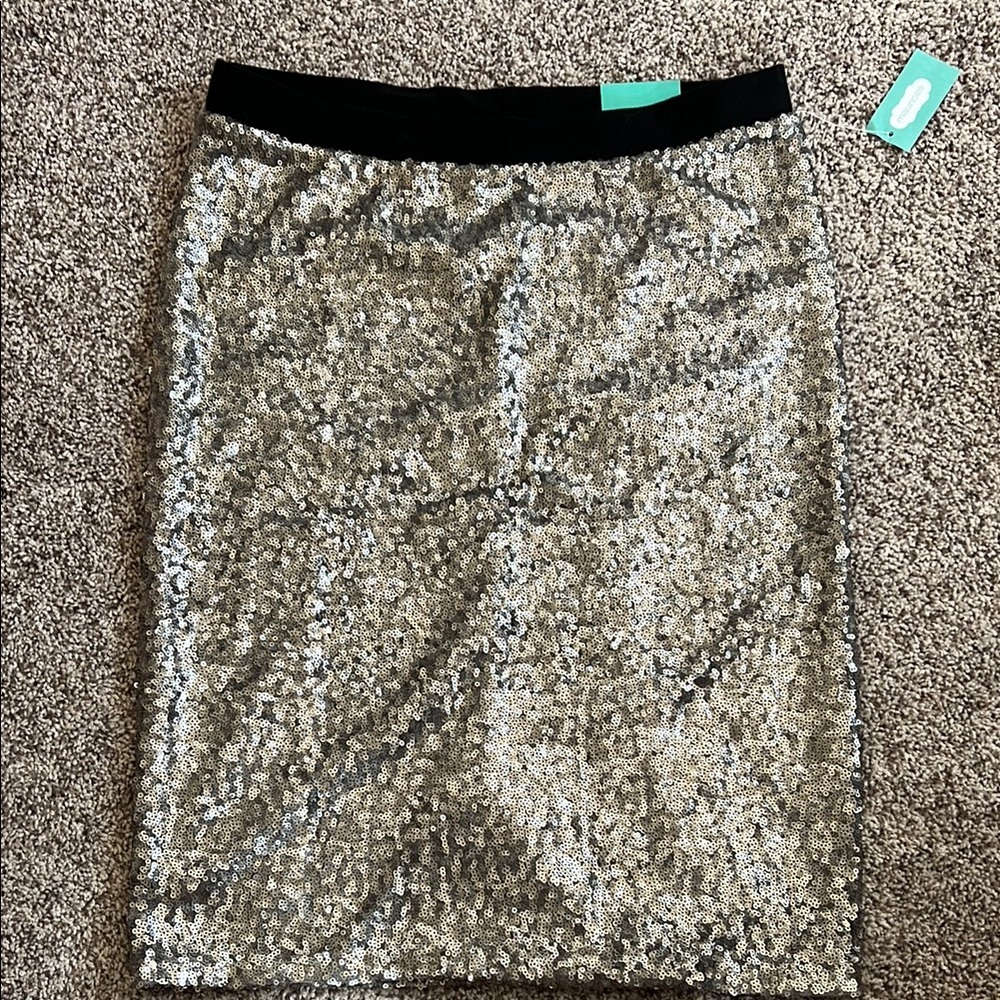 Sequin Gold Skirt